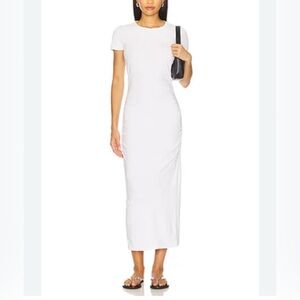 Revolve Ruched T-Shirt Maxi Dress by James Perse